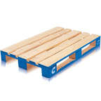 Wooden Euro Pallet 1200 x 800 mm 5 board top deck
